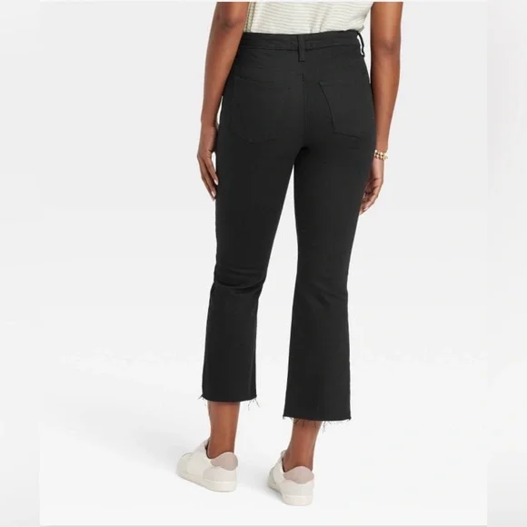 NWT Black High Rise Flare Jean - Picture 2 of 7